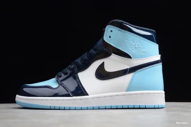 TBkick 1 Jordan Retro CD0461-401 UNC Patent OG Air High 0502